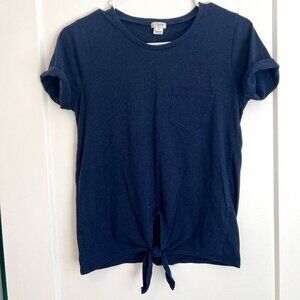 J.Crew Tie Front T-Shirt